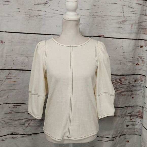 Anthropologie Current Air Karnes Structured Top Size XS NWT - Picture 3 of 8